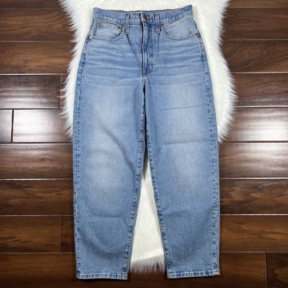 Madewell Size 27 Whistler Wash Balloon Leg Denim Jeans